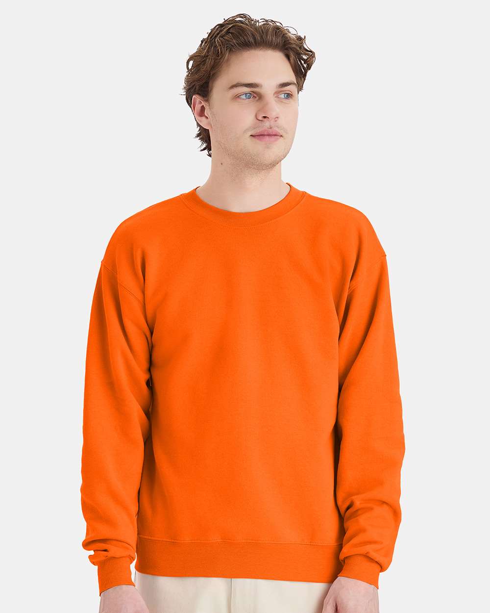 Hanes Unisex EcoSmart Fleece Crewneck Sweatshirt For Casual Wear