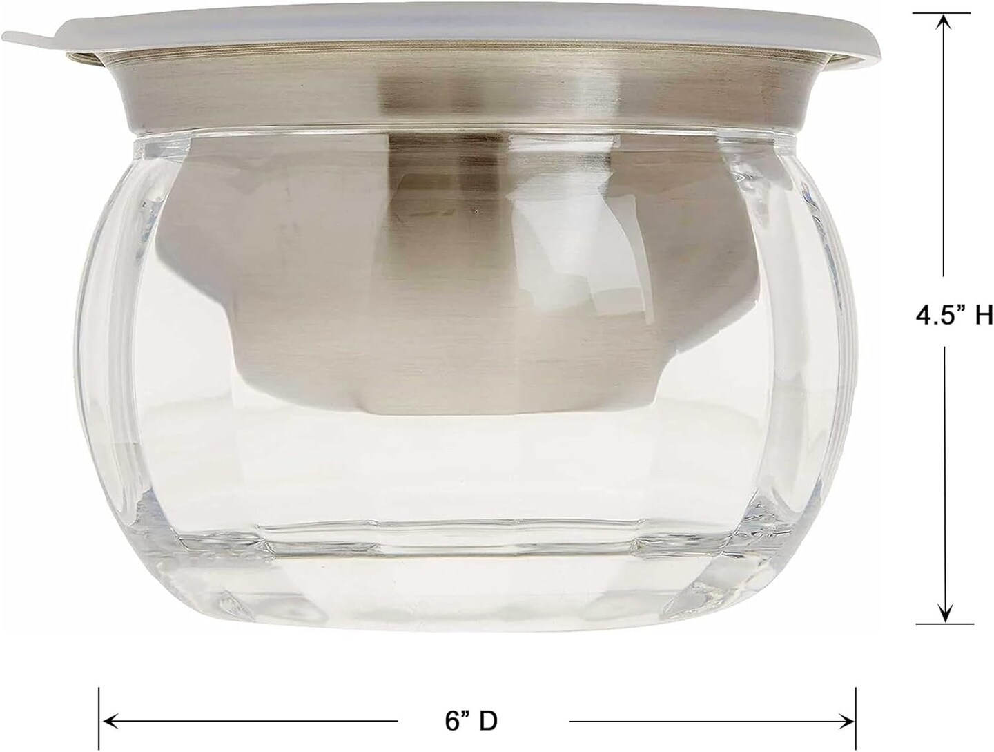 Iced Dip-On-Ice Stainless-Steel Serving Bowl 22oz