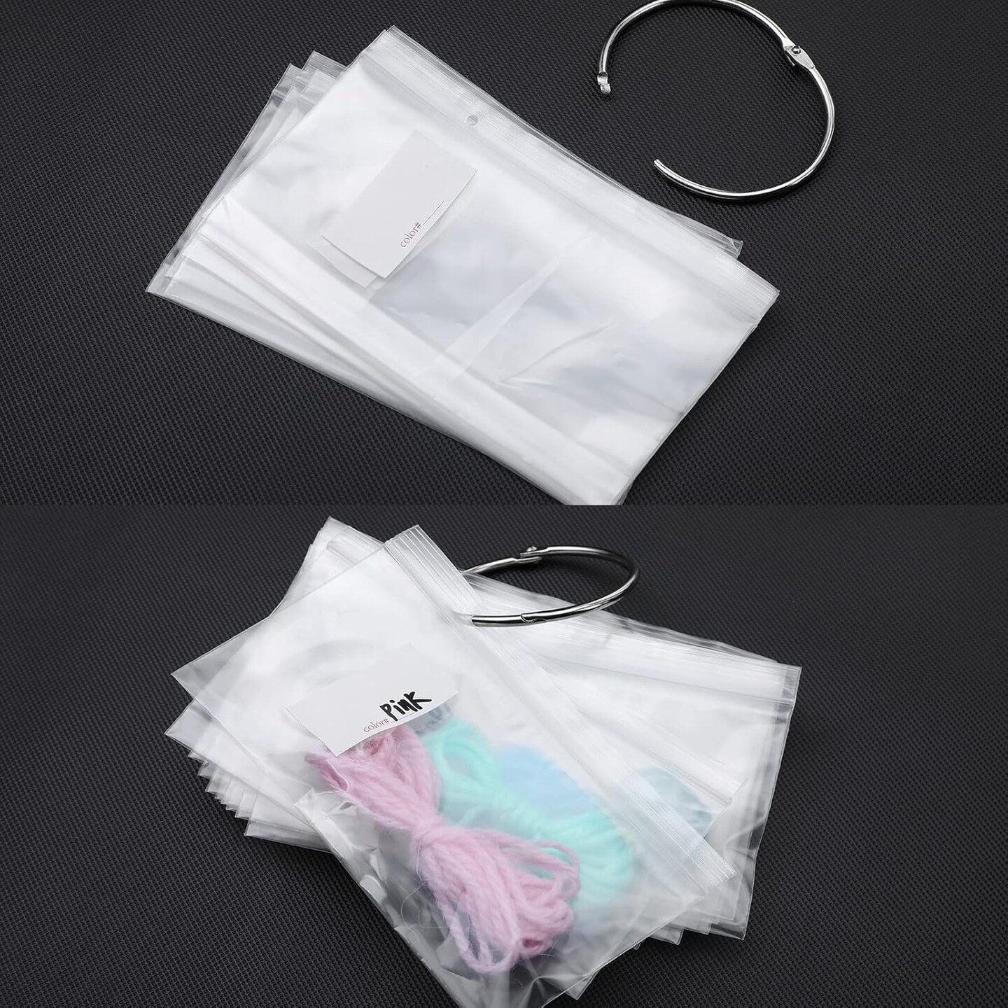 Floss Organizer Bags with 2 Inch Loose Leaf Binder