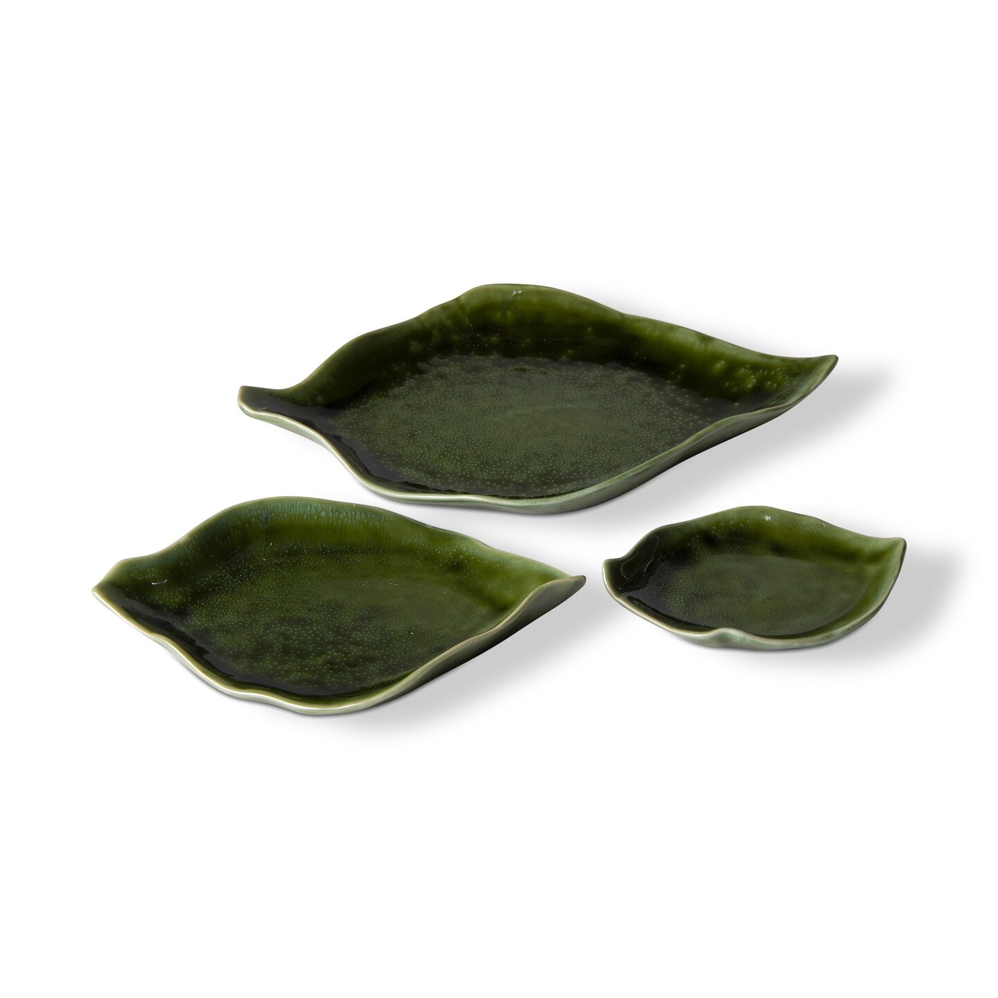 Leaf Dish Set Of 3 Dinnerware Serving Plate