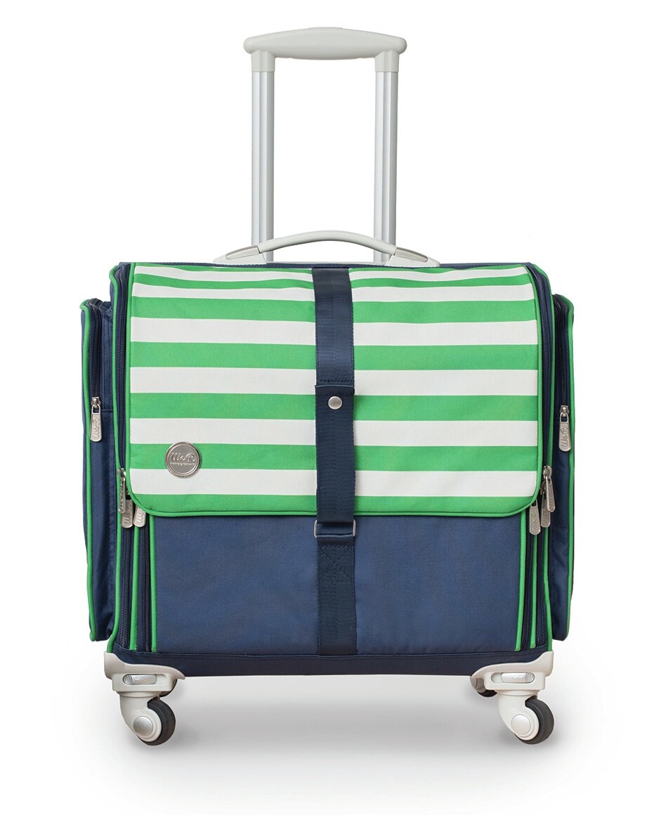 We R 360 Crafter&#x27;s Rolling Bag-Navy