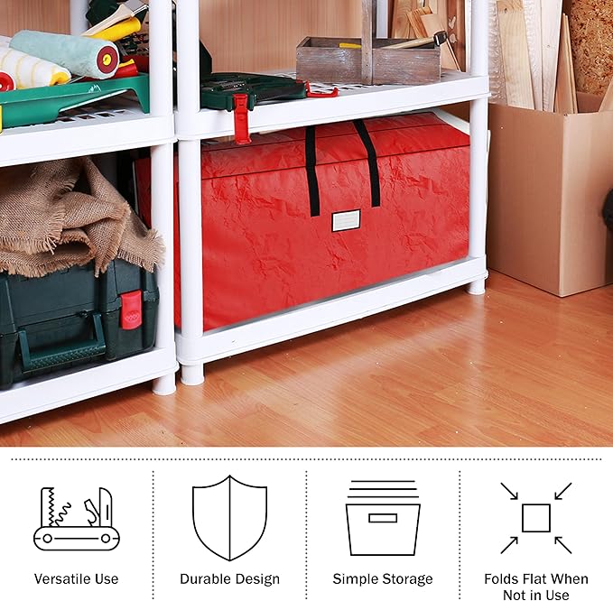 Christmas Tree Storage Bags-Set of 2-For 7.5-16 Ft Artificial Trees-Protect Holiday