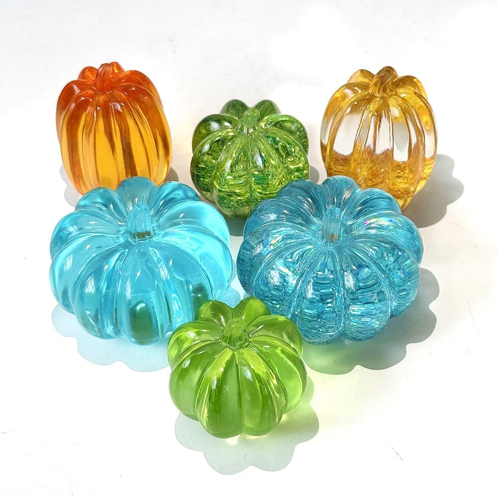 Pumpkin Silicone Molds for Epoxy Resin(White)2 x 2 x 0.15 inches