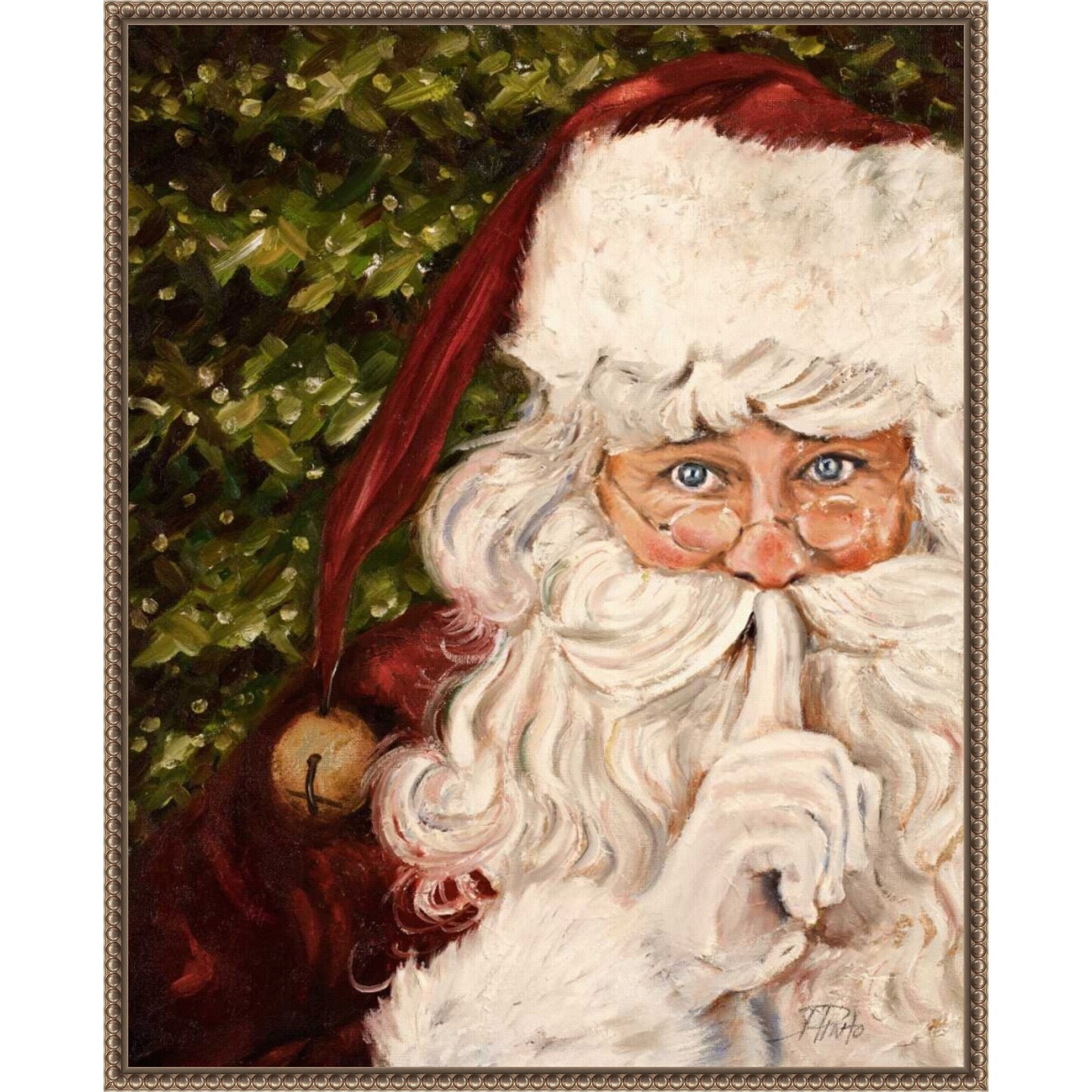 Secret Santa by Patricia Pinto Framed