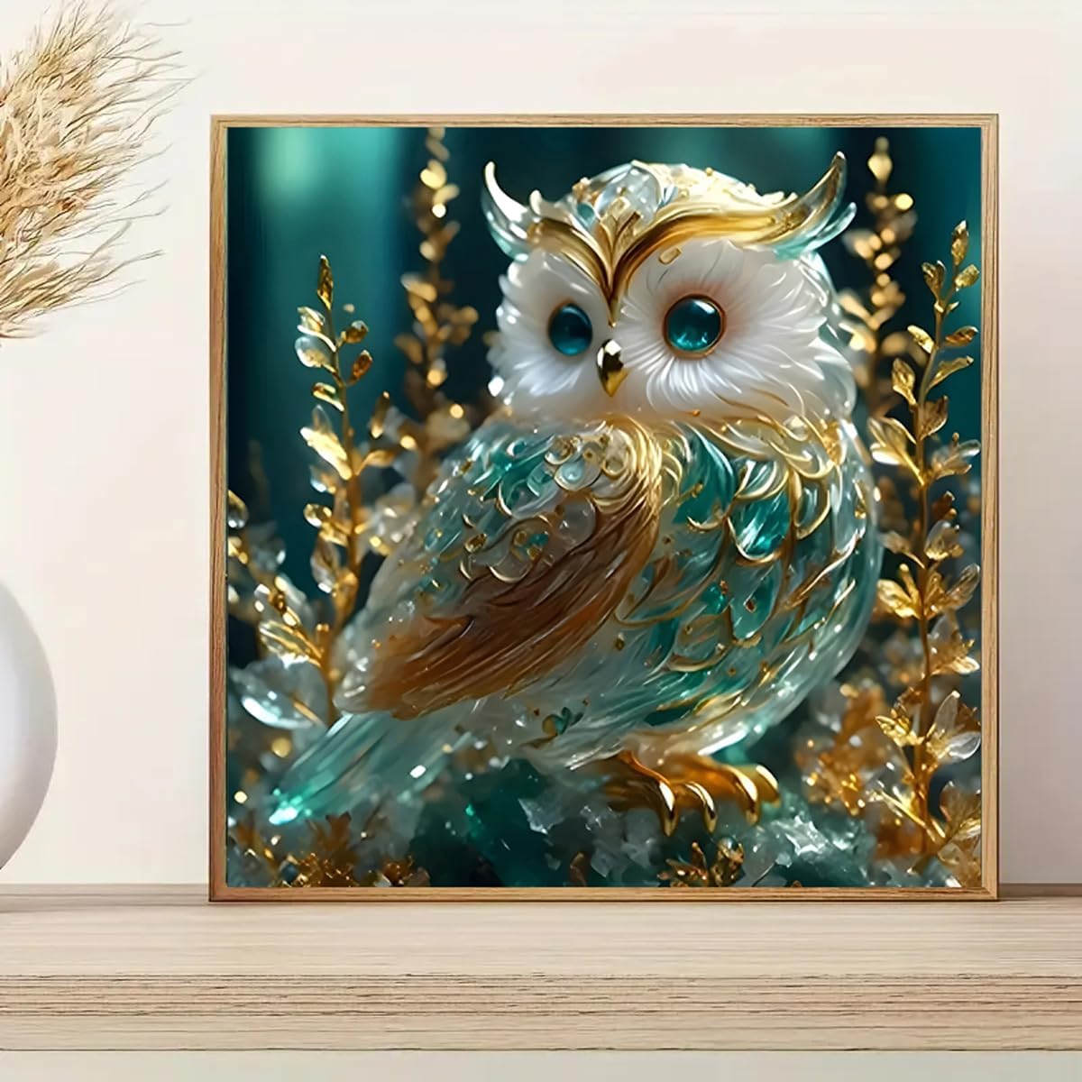 Owl Diamond Art(WCM006)7.5 x 0.65 x 11 inches