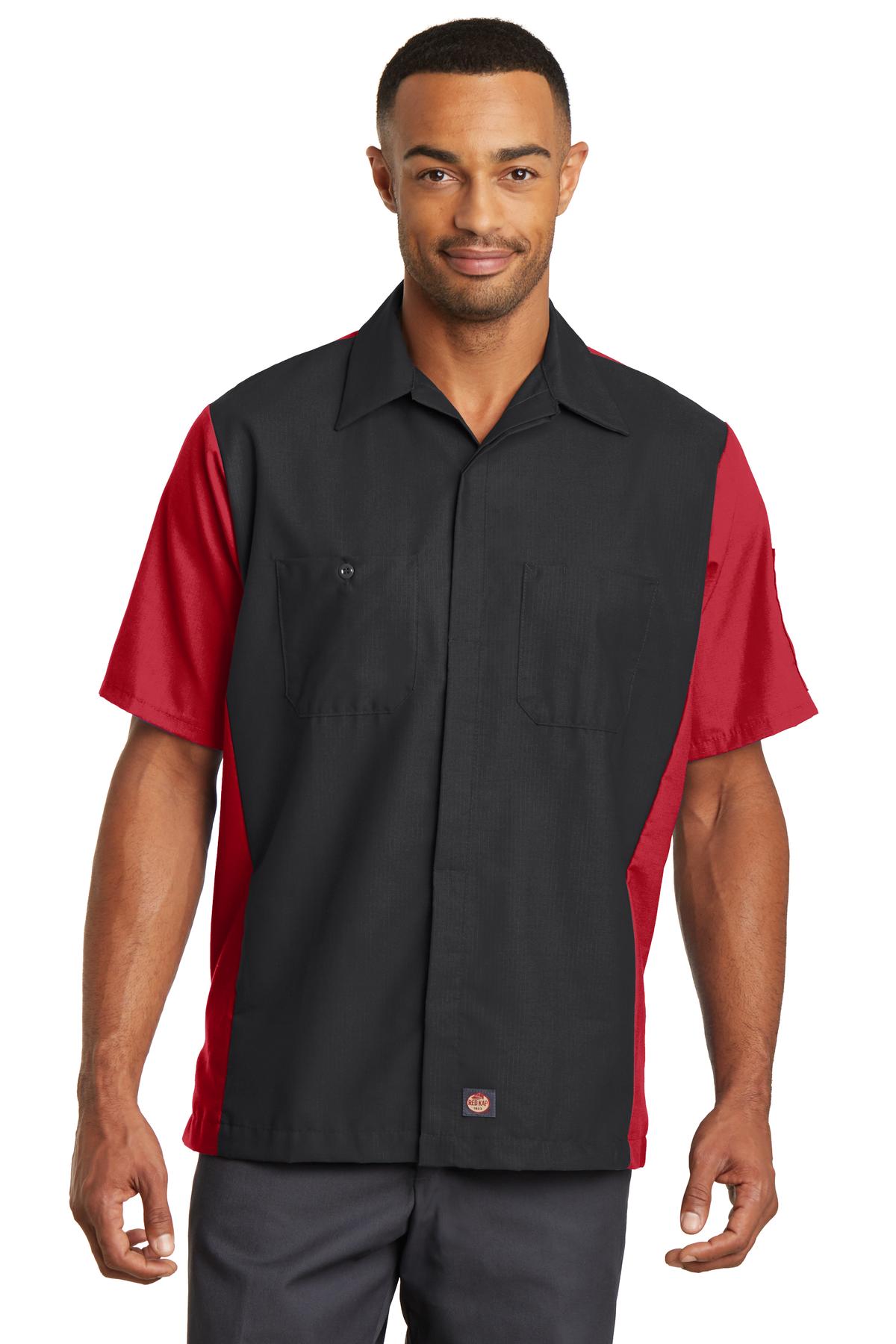 Red Kap&#xAE;Short Sleeve Ripstop Crew Shirt