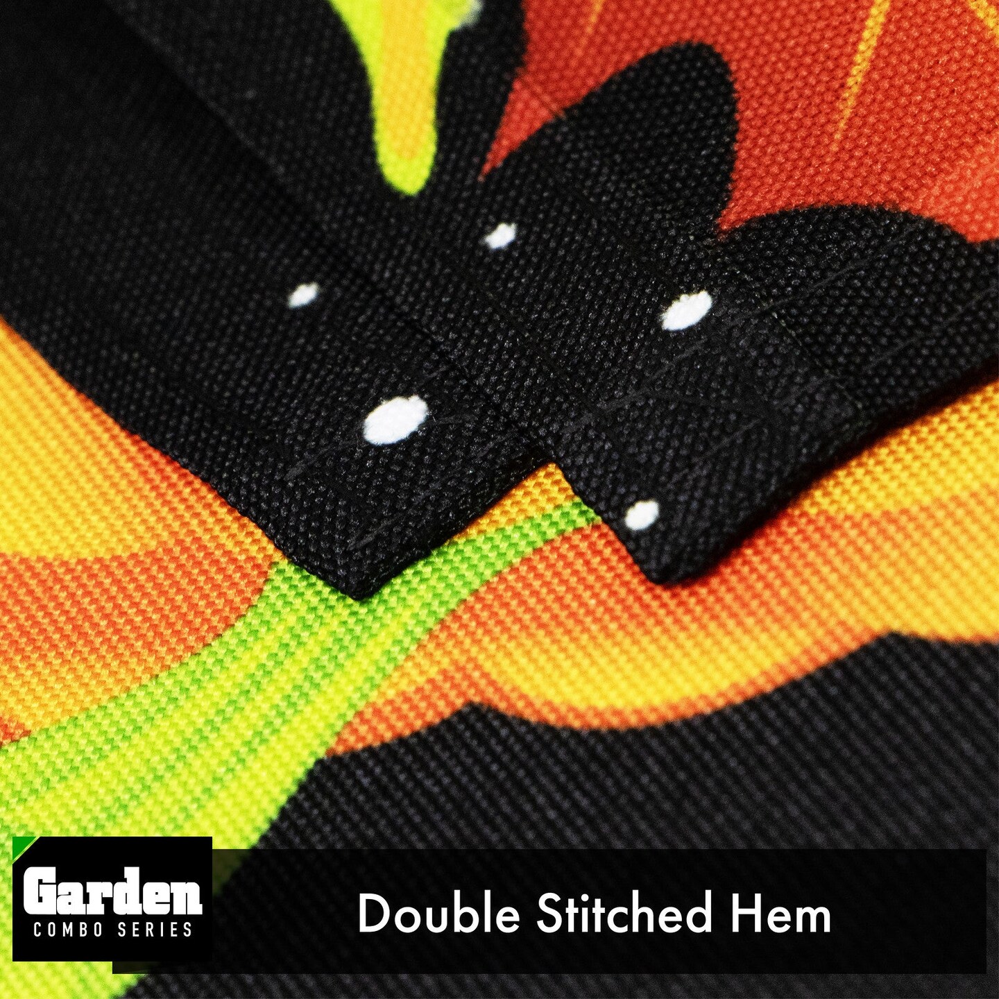 G128 - Halloween Garden Flag, Happy Halloween Quote with Pumpkins Garden Yard Decorations, | 12x18 Inch | Printed 150D Polyester - Rustic Holiday Seasonal Outdoor Flag