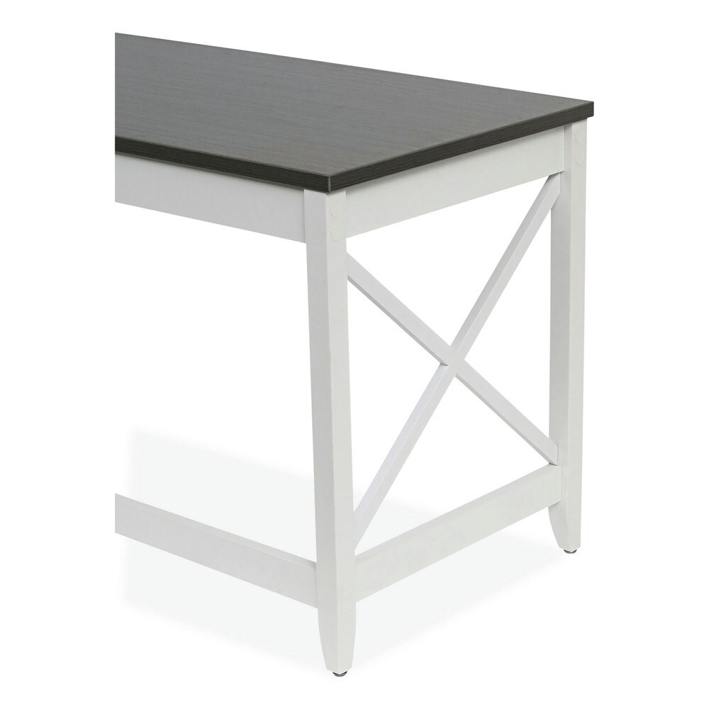 Alera 47.24 in. x 23.62 in. x 29.53 in. Farmhouse Writing Desk - Gray