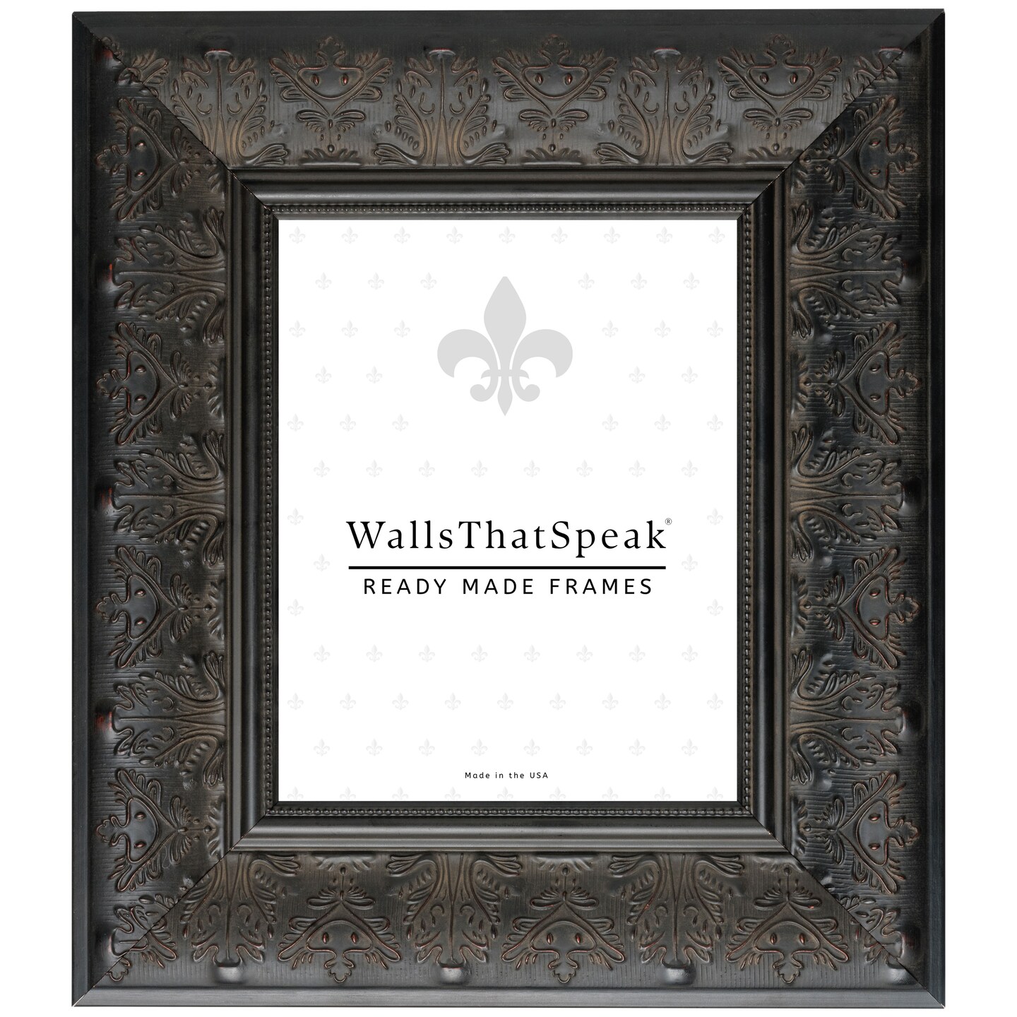 20x20 Picture Frame, Borromini 3.25 Inch Wood Moulding, Wall Display Frame for Art, Posters, or Photos by wallsthatspeak