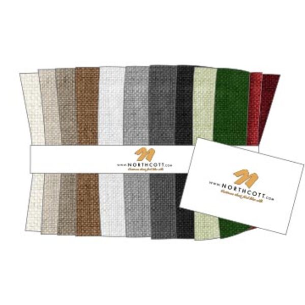 Linen "Look" 2.5" Strip Roll (Jelly Roll) by Deborah Edwards for Northcott (SLINEN40-10)