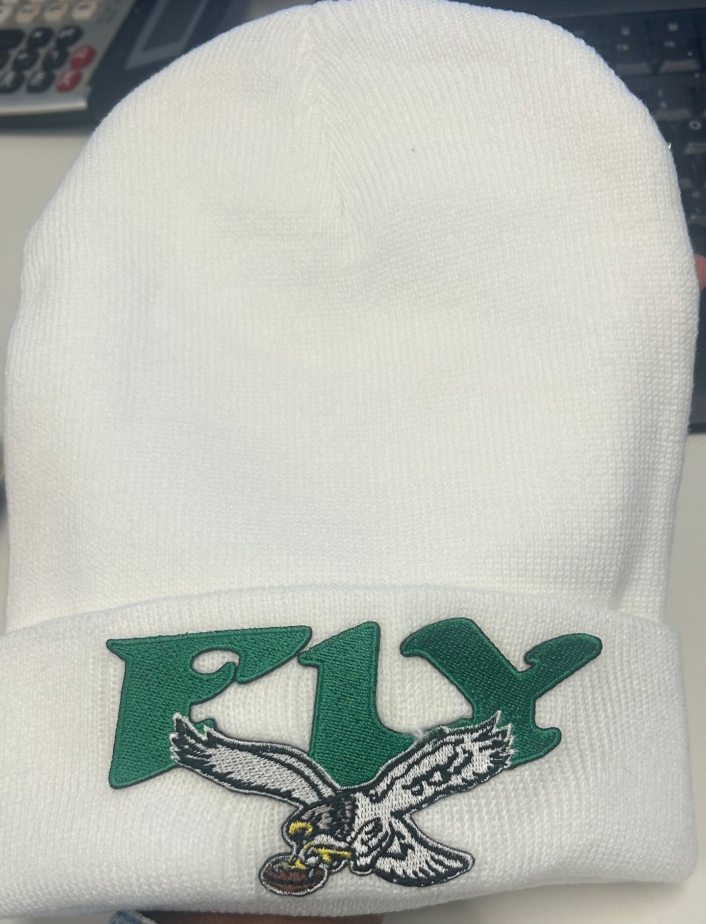 Eagles sweat shirt and hat set