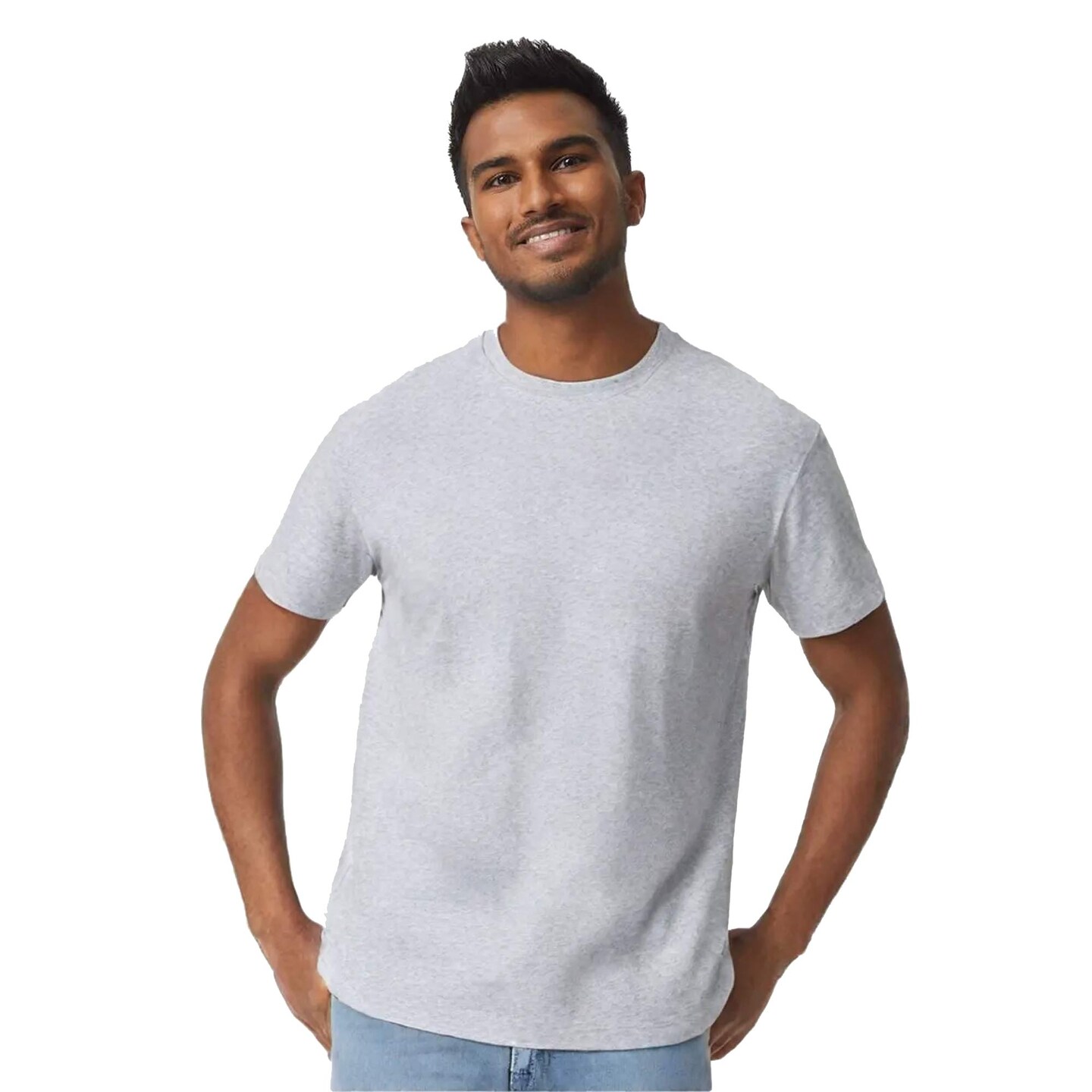 Gildan Heavy Cotton Crewneck T-Shirt – Blank Short Sleeve Tee for Crafting & Everyday Wear