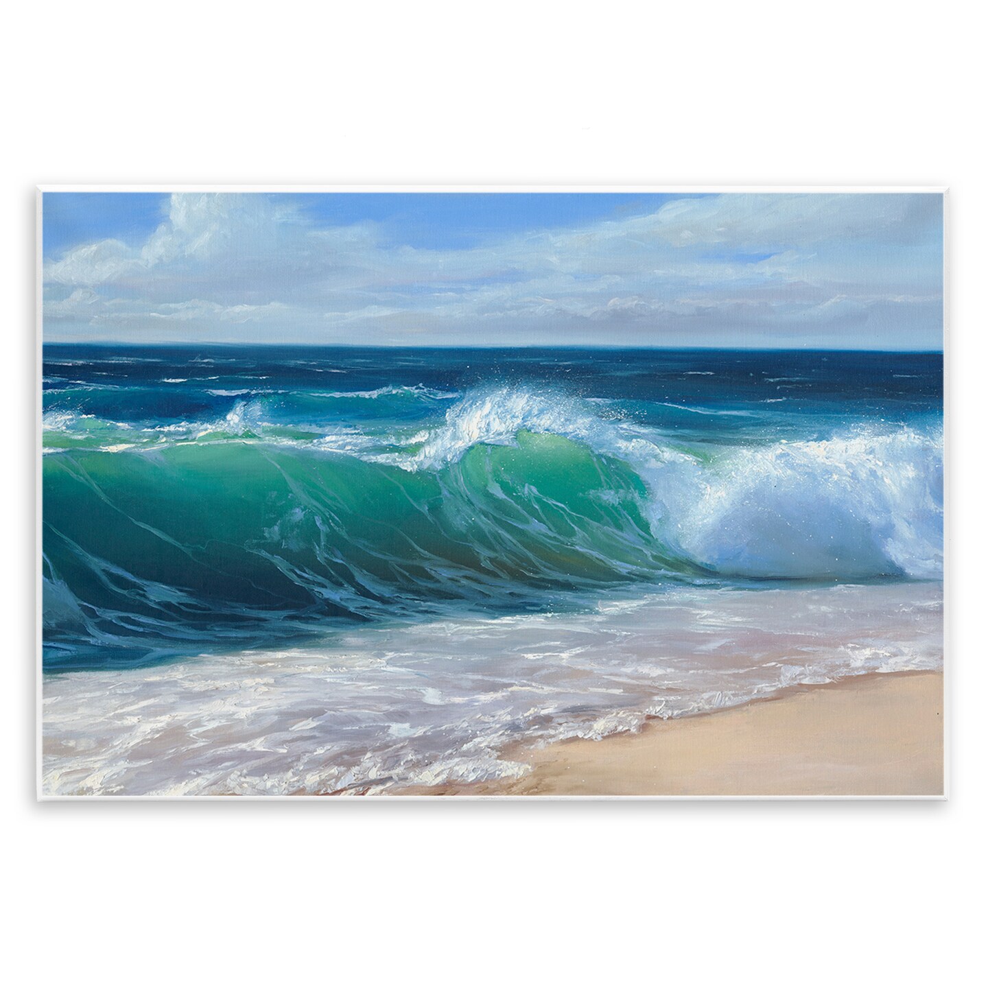 Stupell Industries Content Beach Waves Shore Wall Plaque, design by Dimitri Sirenko