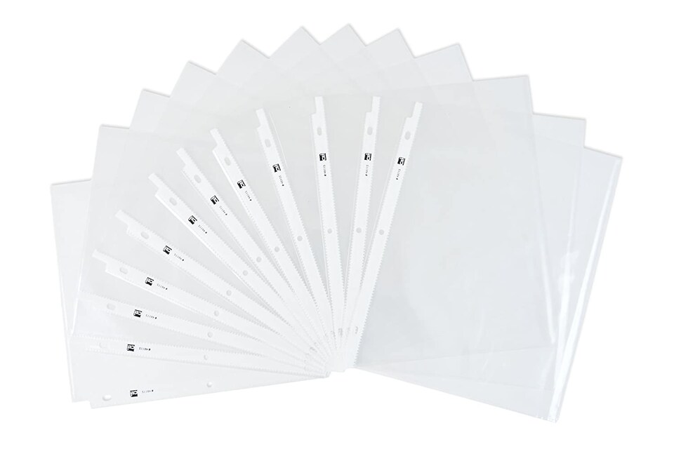 Heavyweight Top Loading Sheet Protectors – Clear Document Sleeves 8.5" x 11" (100 Pack) for Classroom, Office & Binder Organization