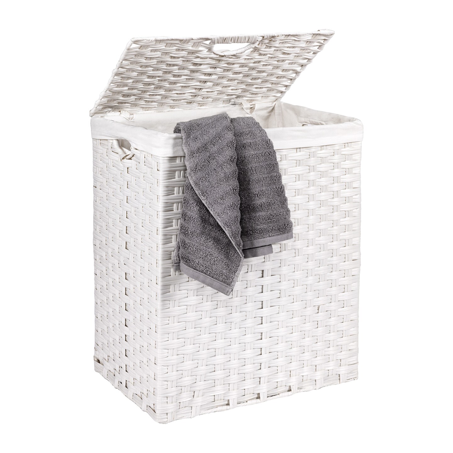 Seville Classics Handwoven Laundry Hamper - Thumbnail 4