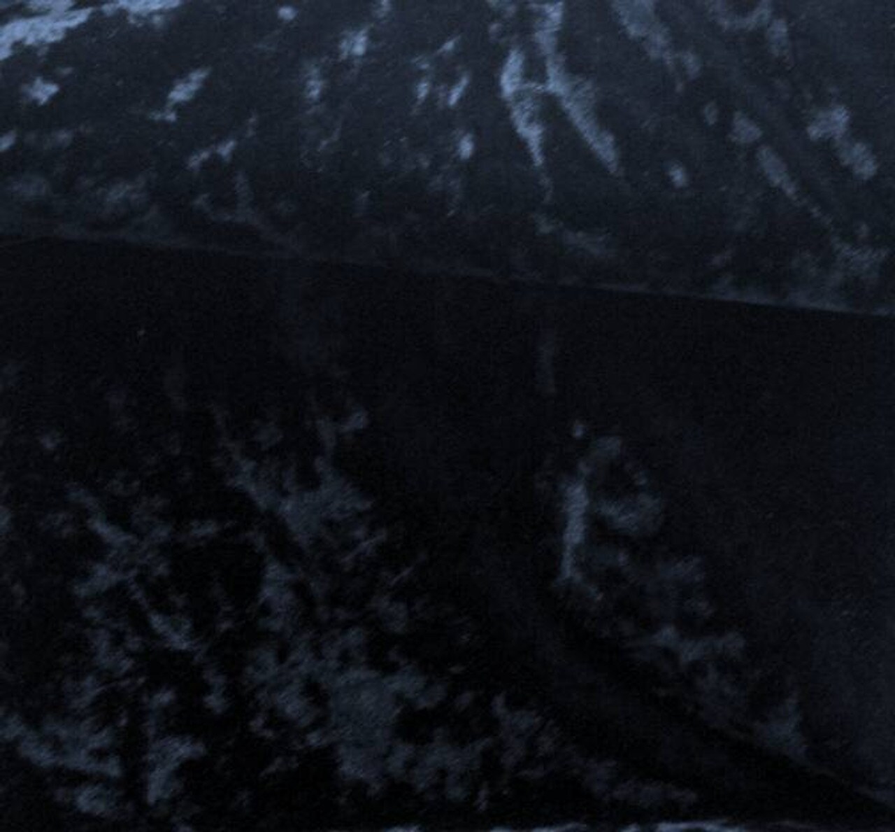 1 Yard Stretch Velvet Crushed Cyber Blue Navy Apparel Fabric Polyester Spandex Soft Drapey Holiday Material 58/60" width