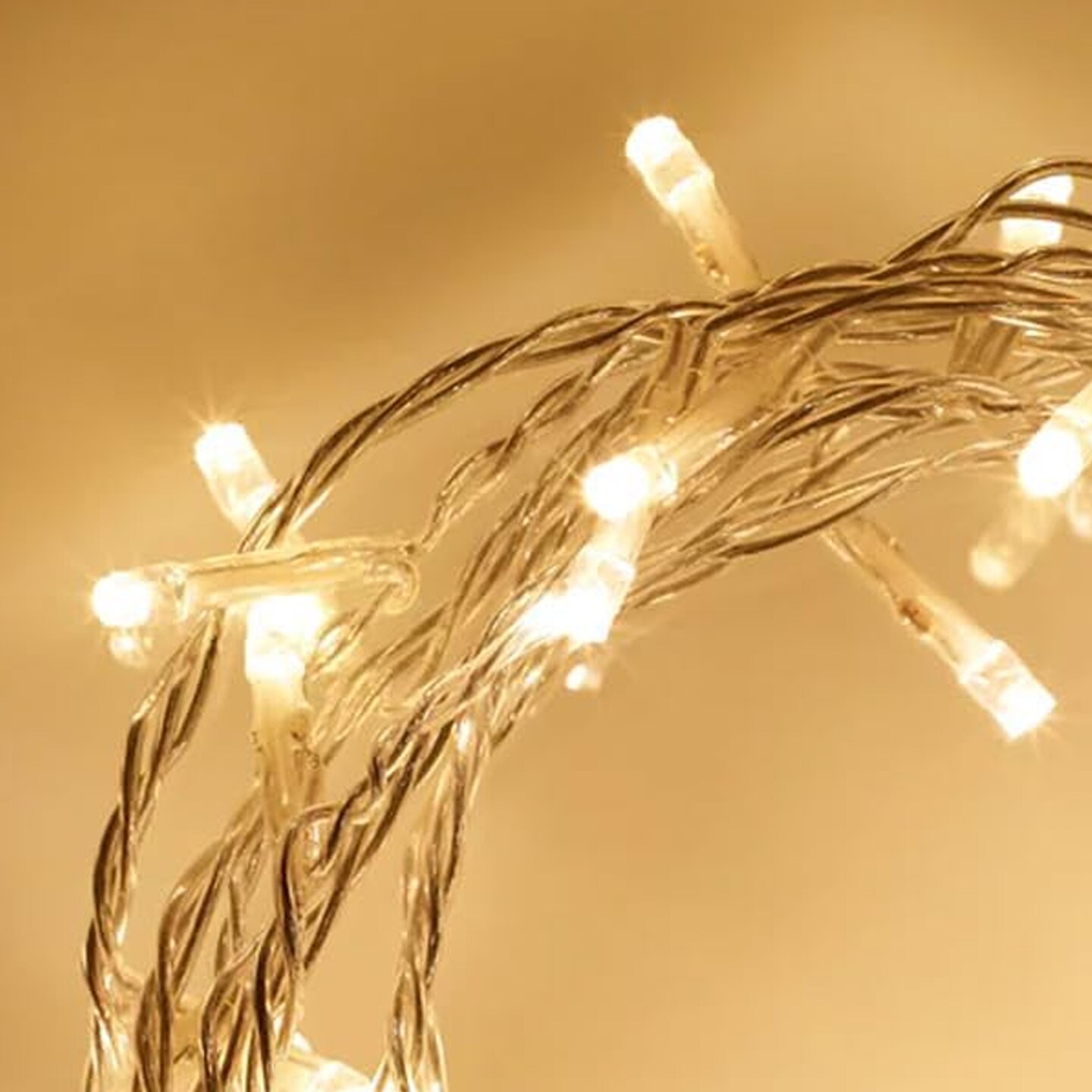 Elegant 32ft 100 LED String Lights – Steady & Twinkle Modes, Connectable, Safe Touch