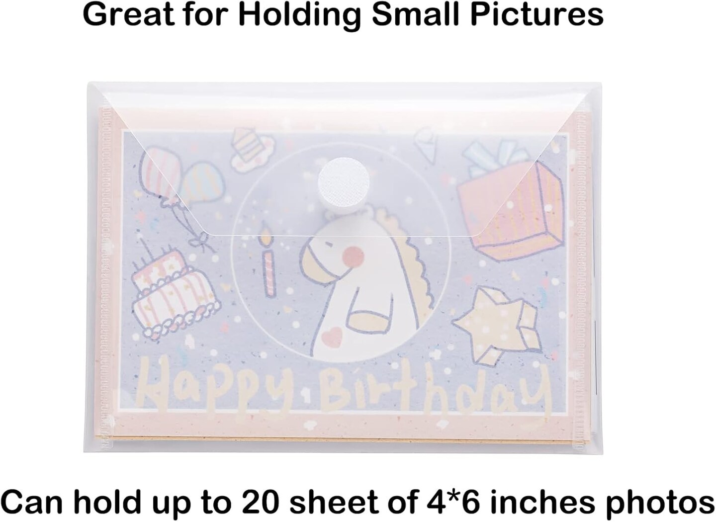 4x6 Plastic Envelopes -20 Packs