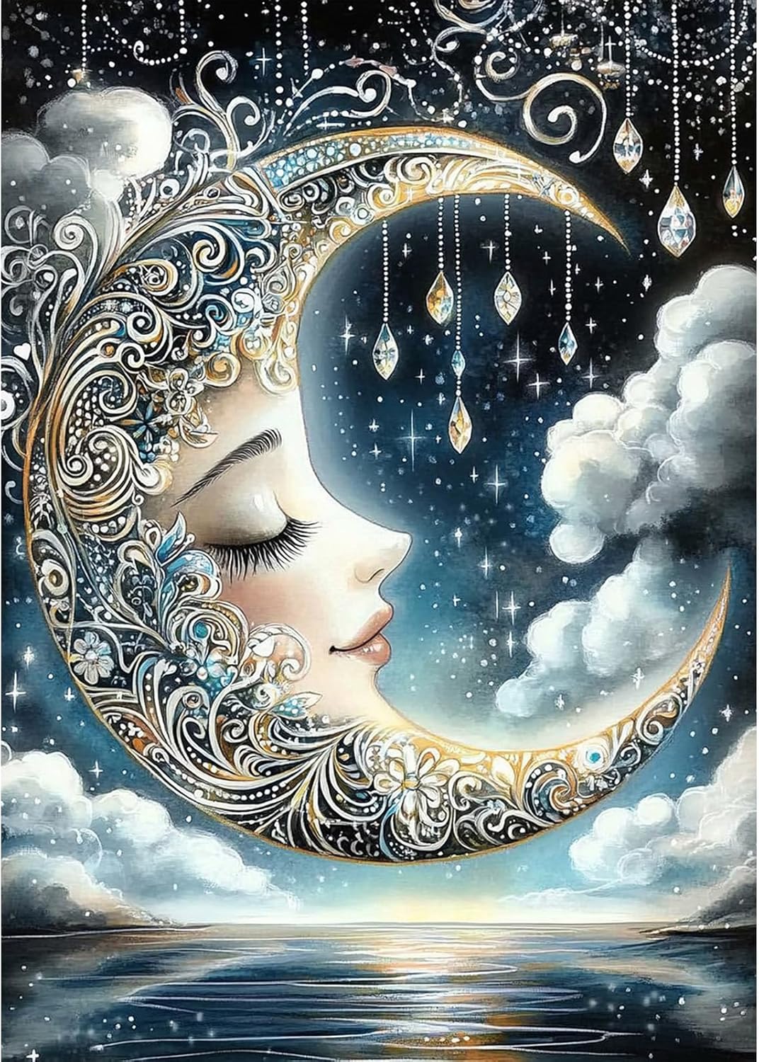 DIY Moon Goddess Diamond Painting Kits for Adults | Michaels