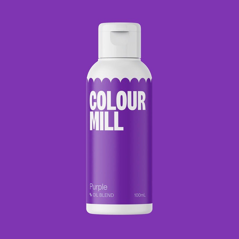 100ml Oil Based Colouring Purple Rich Vibrant Gel Colour Perfect For Buttercream Chocolate Cake Ganache