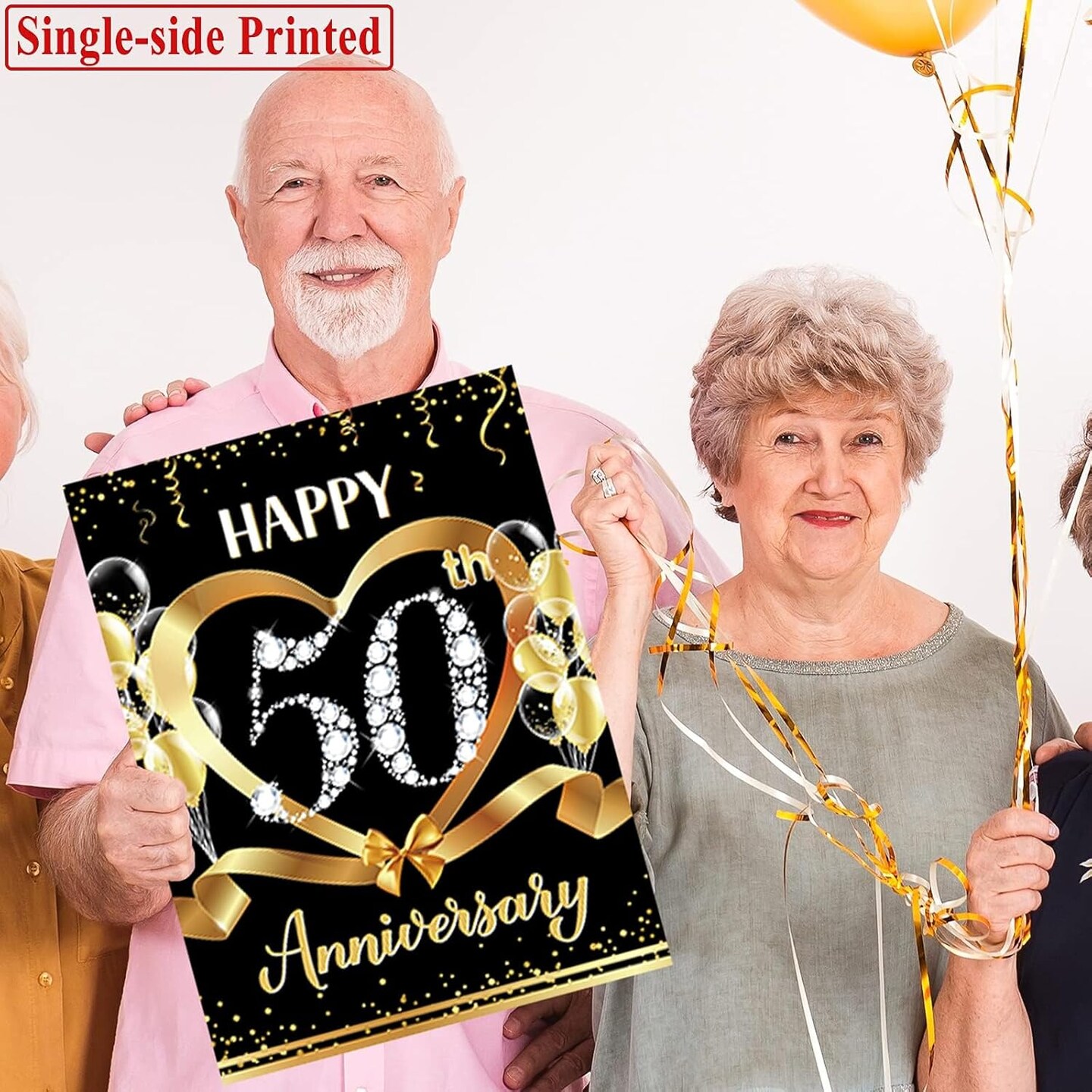 50th Anniversary Yard Sign Decoration
