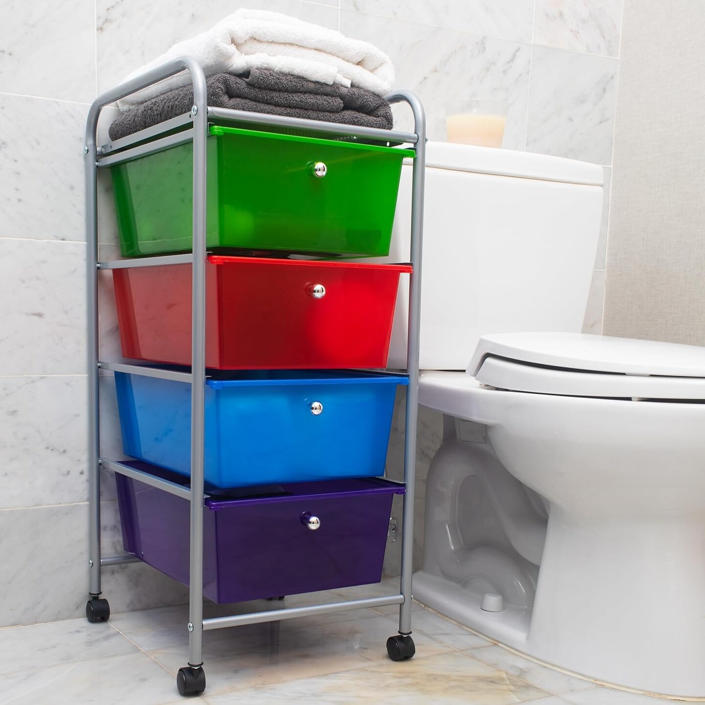 Rolling Cart with Drawers
