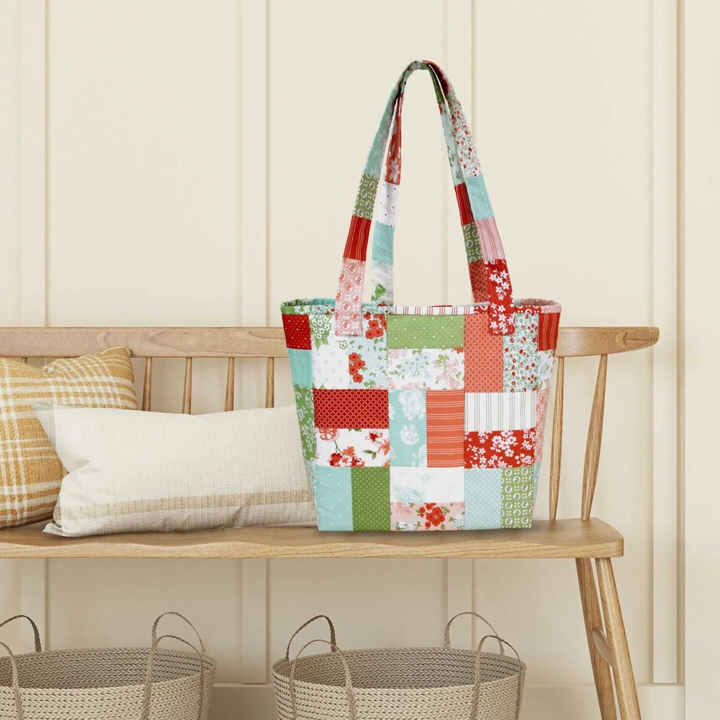 Love Charm Tote Quilt-As-You-Go Kit