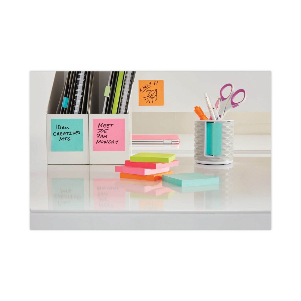 Post-it Pop-up Notes Super Sticky Vertical Pop-up Note Dispenser For 3 in. x 3 in. Pads - White (1/Pack)