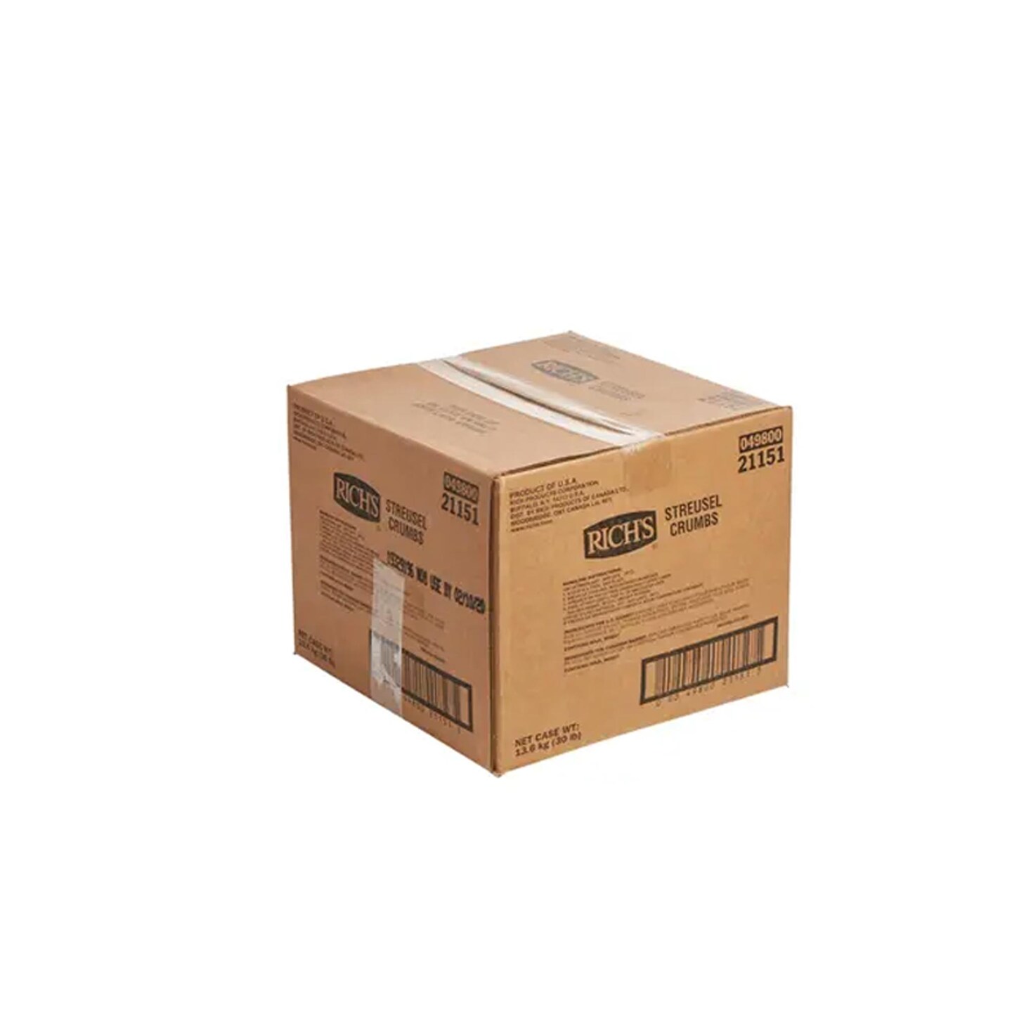 Rich Streusel Crumbs Traditional Crumb Topping for Baking 30 Pound