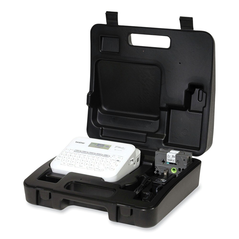 Brother P-Touch P-Touch PT-D410 6 in. x 14.2 in. x 13.3 in. 20 mm/s Advanced Connected Label Maker with Storage Case