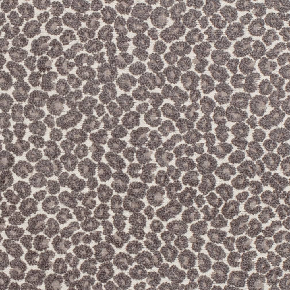 Charcoal - Grey & Silver Animal Print,Small Scale Upholstery Fabric 54 Inches"