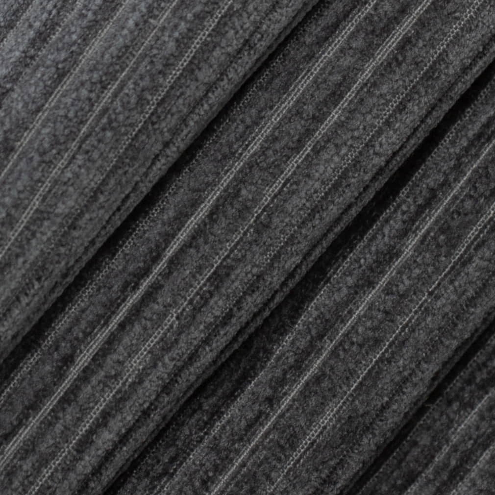 Dark Grey - Grey & Silver Plain & Solid Upholstery Fabric 54 Inches"