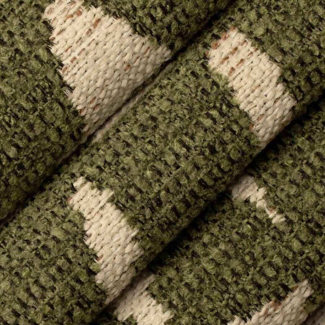 Upholstery Fabric - Green Abstract & Geometric Upholstery Fabric 54 Inches"