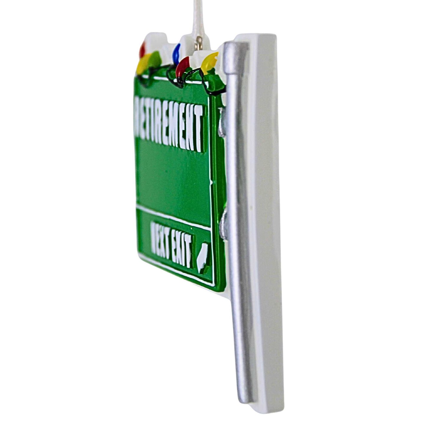 Polarx 3.0 Inch Retirement Road Sign Christmas Tree Ornament , Retiree