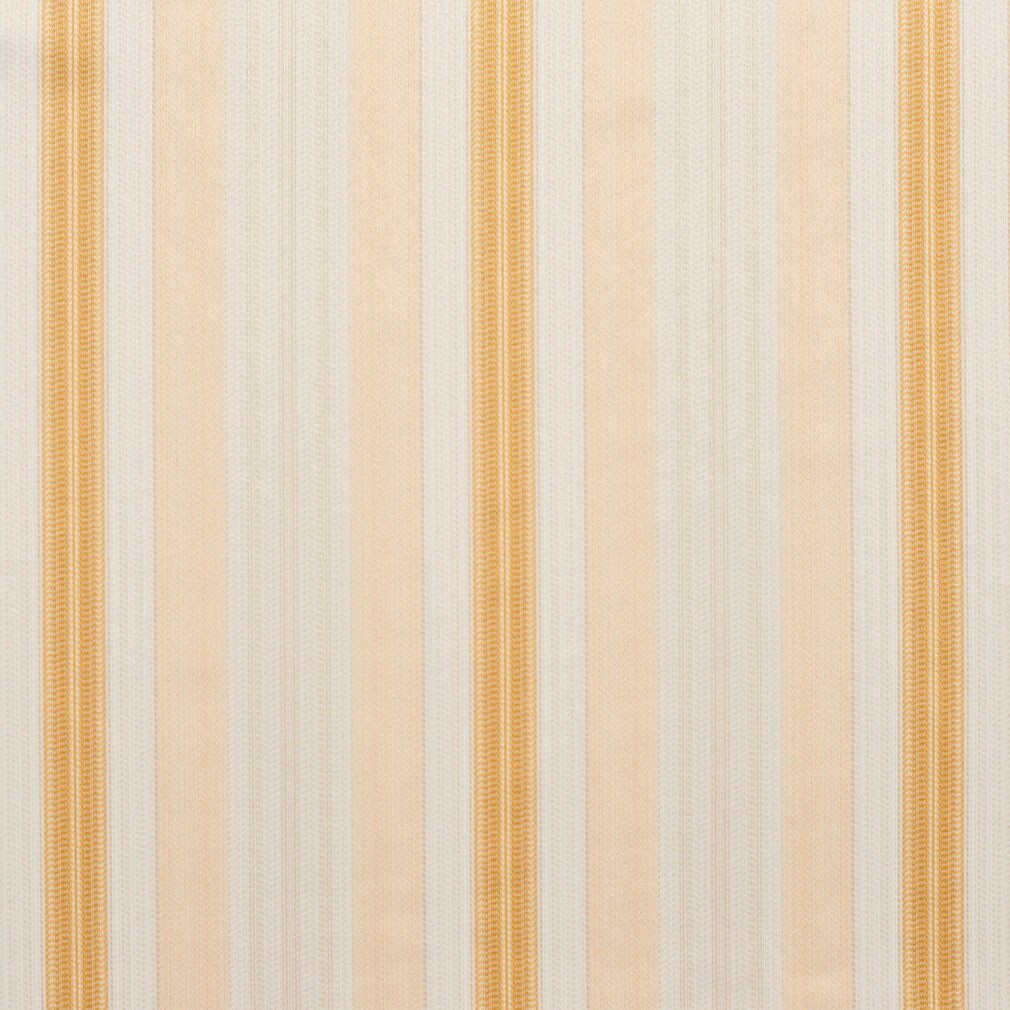Antique Noble Stripe - Gold & Yellow Stripe Upholstery Fabric 54 Inches"