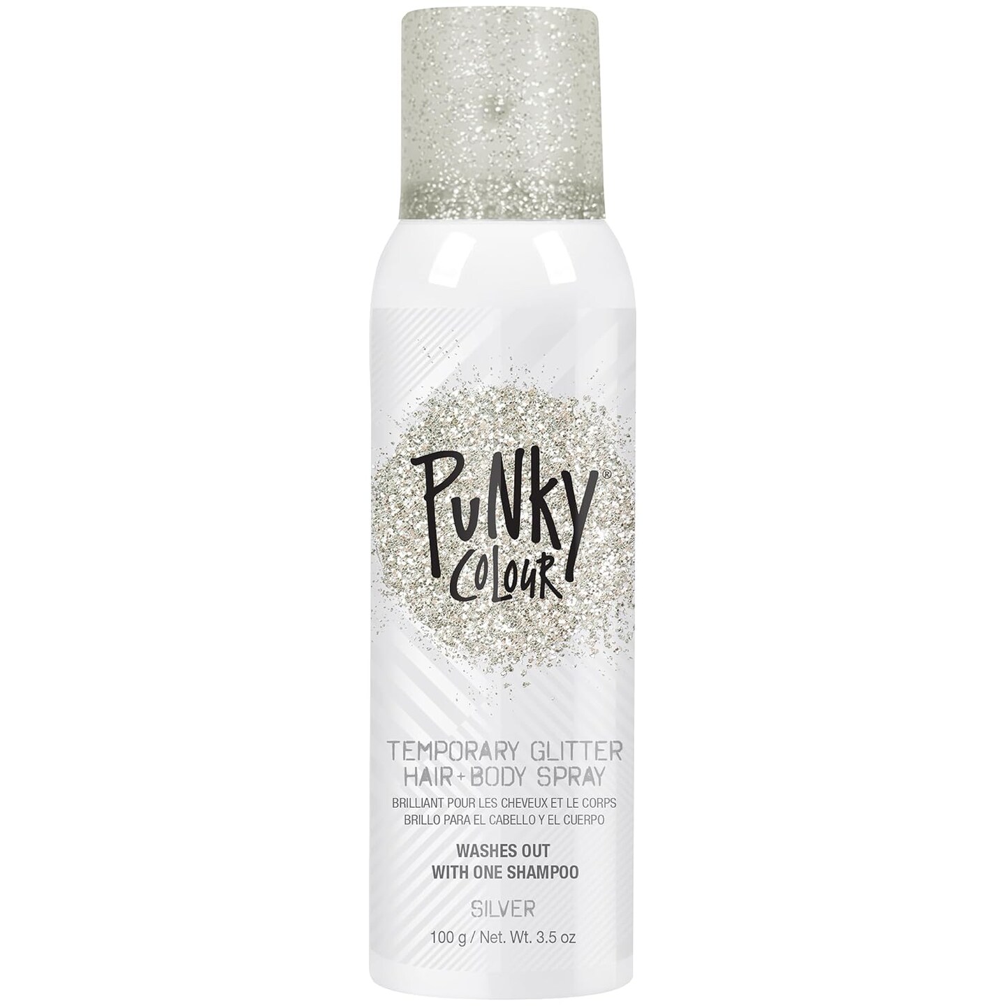 Punky Temporary Hair and Body Glitter Color Spray