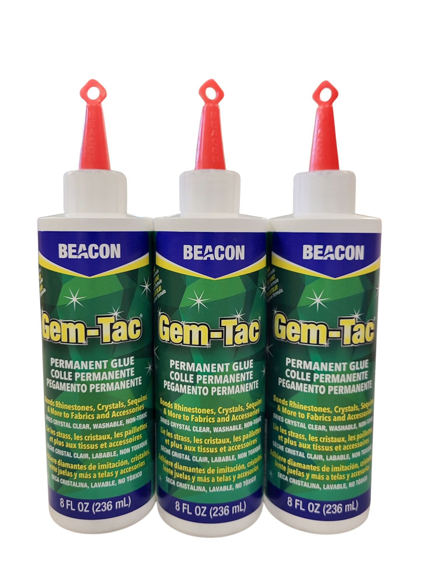 Beacon Gem-Tac Permanent Adhesive 8oz