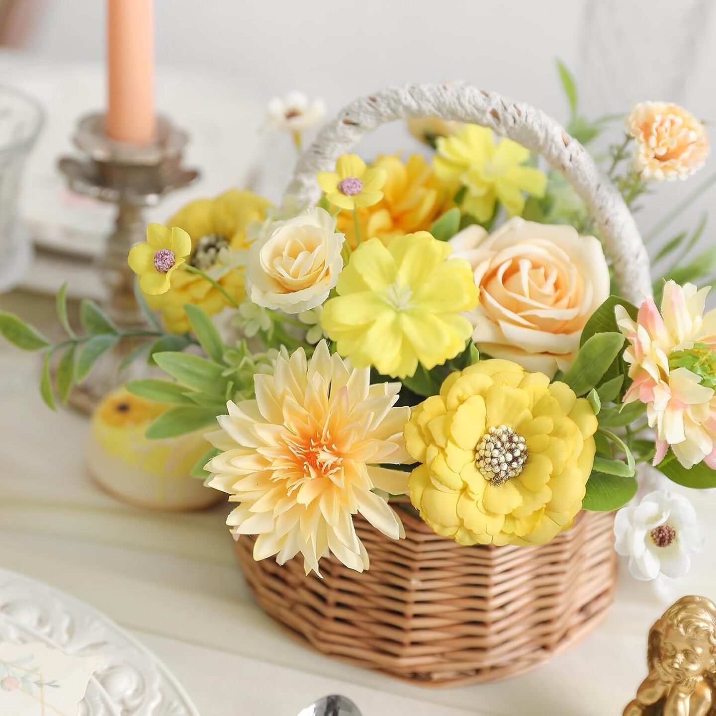 Artificial Silk Flower Floral Arrangement