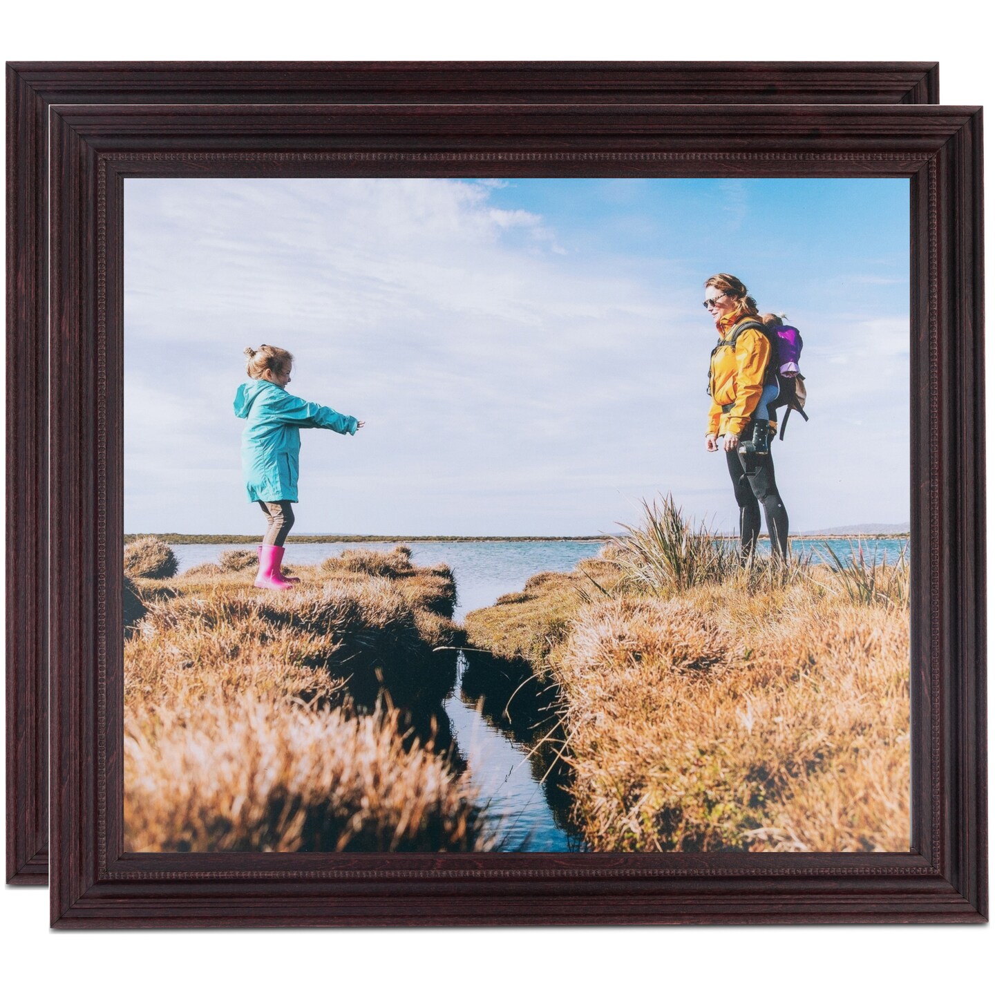 ArtToFrames 6x8 Inch Traditional Picture Frame, Multi Pack, Comes with Regular Glass (WOMPack-17-6x8)