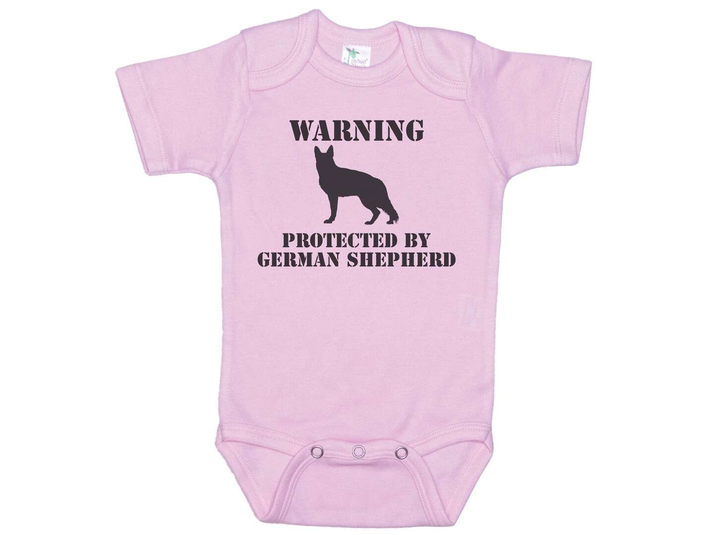 German Shepherd Onesie Warning Protected By German Shepherd Baby German Shepherd Outfit MakerPlace by Michaels