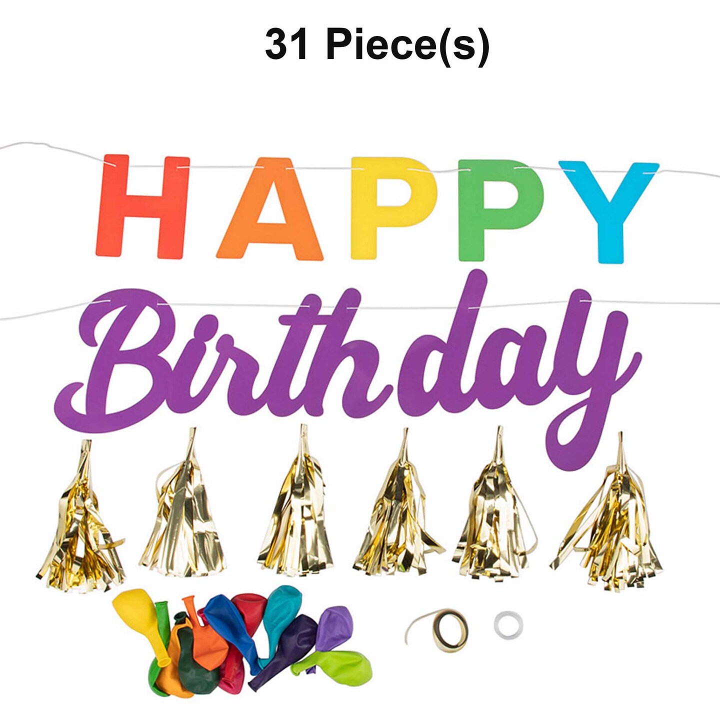 Happy Birthday Door Decorating Kit 31 Pc.
