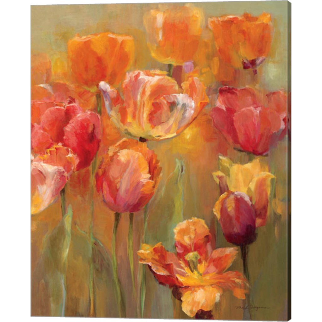 Tulips in the Midst II by Marilyn Hageman 16" x 20" Canvas Wall Art