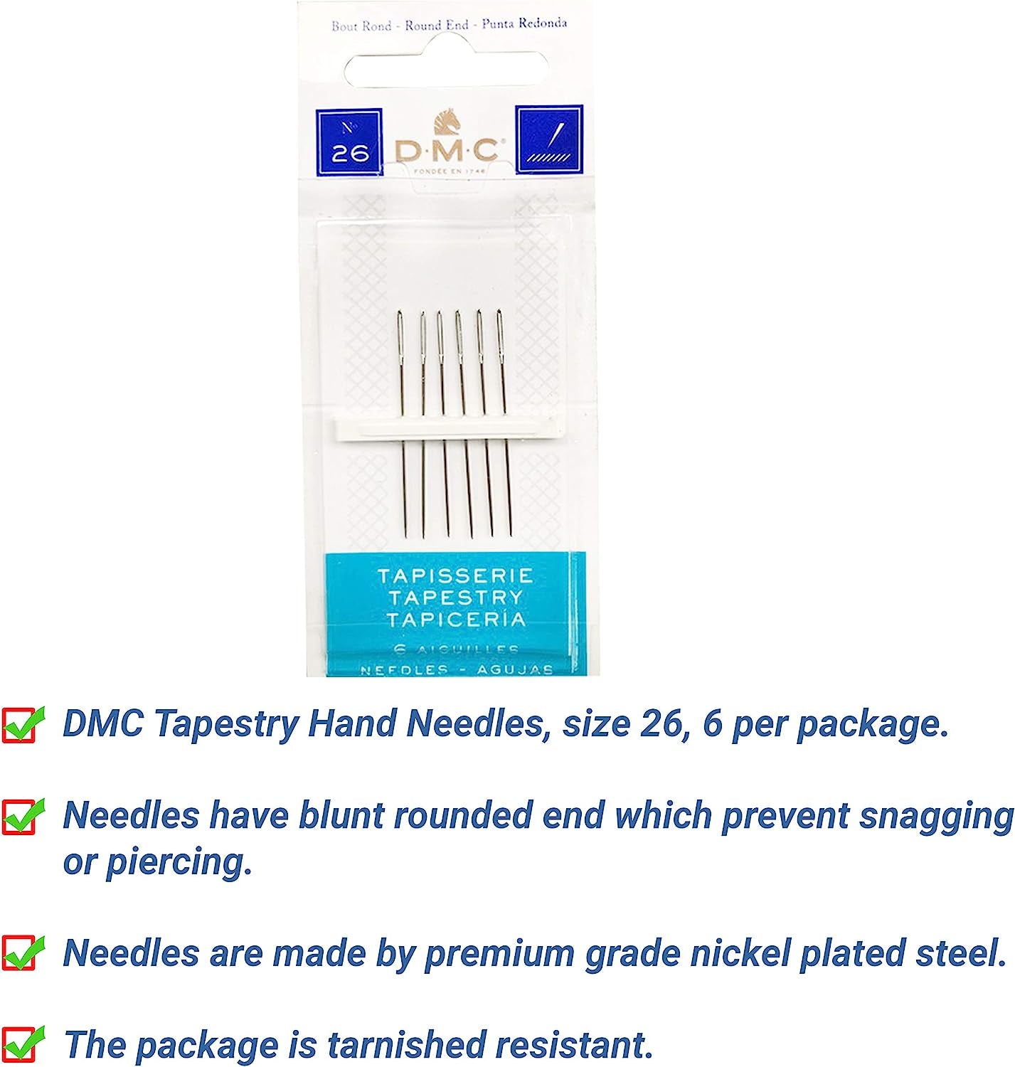 DMC Embroidery Floss Pack, Popular Colors, DMC Embroidery Thread, DMC Floss Kit Include 36 Assorted Color Bundle with DMC Mouline Cotton White/Black and DMC Cross Stitch Hand Needles.
