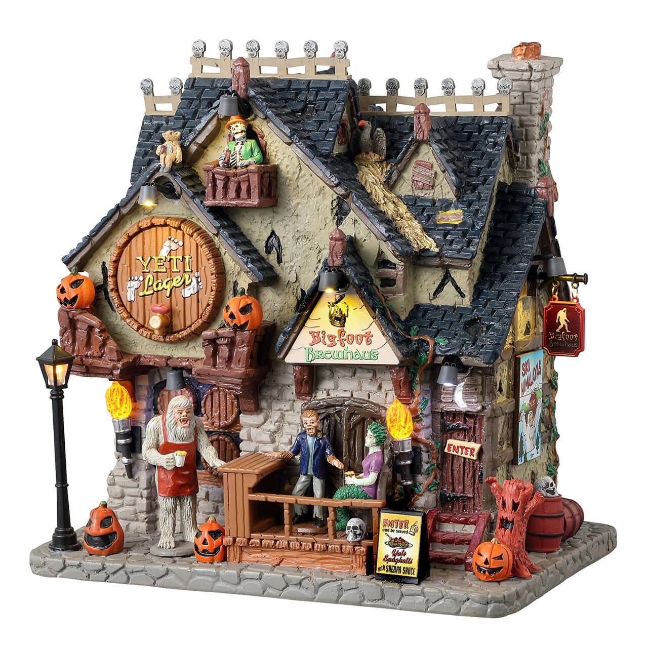 Lemax Spooky Town Halloween Village Bigfoot Brewhaus Building | Michaels