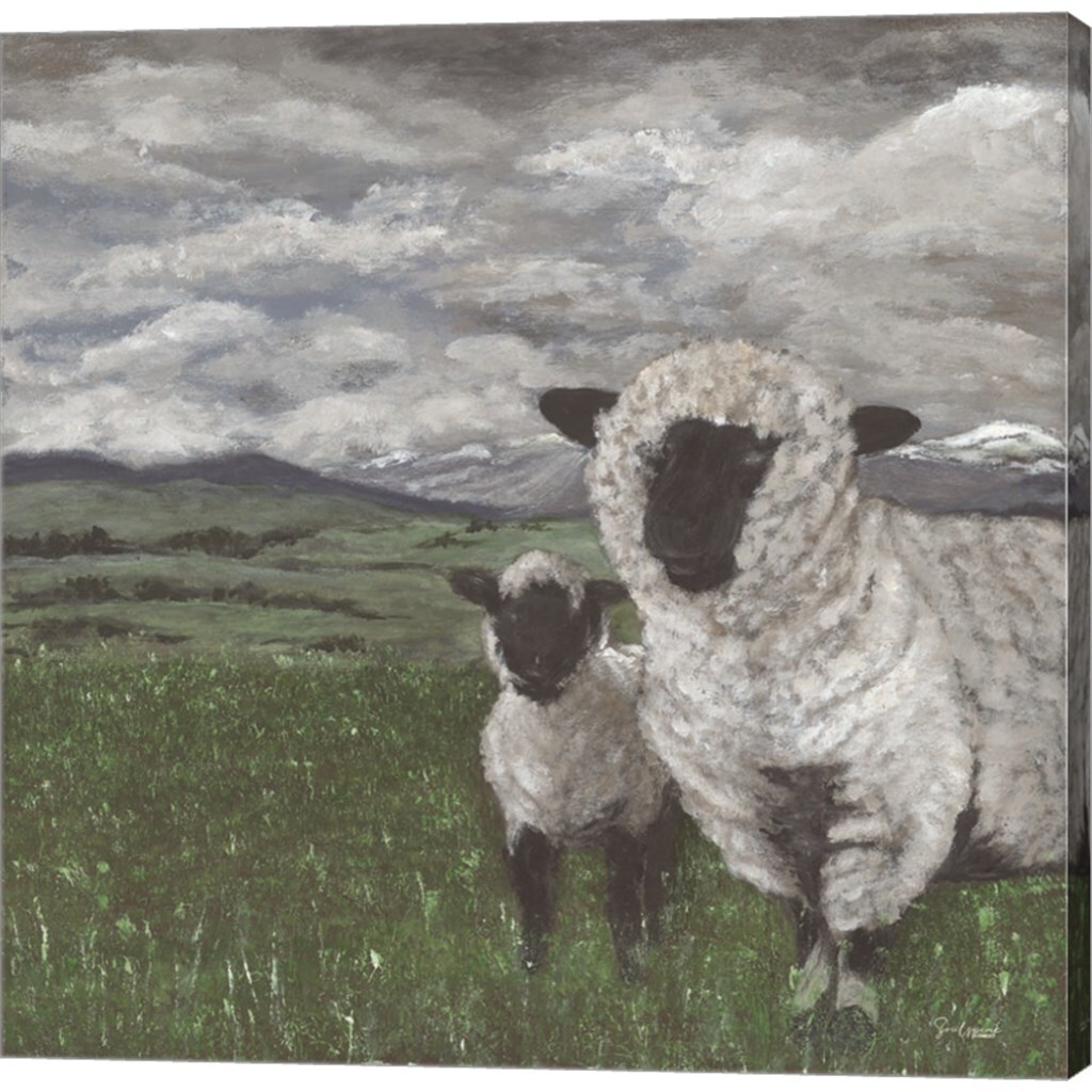Scotland Spring by Soulspeak & Sawdust 12" x 12" Canvas Wall Art