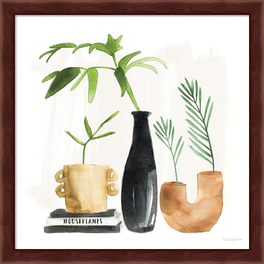 Weekend Plants III by Mercedes Lopez Charro 13&#x22; x 13&#x22; Framed Wall Art