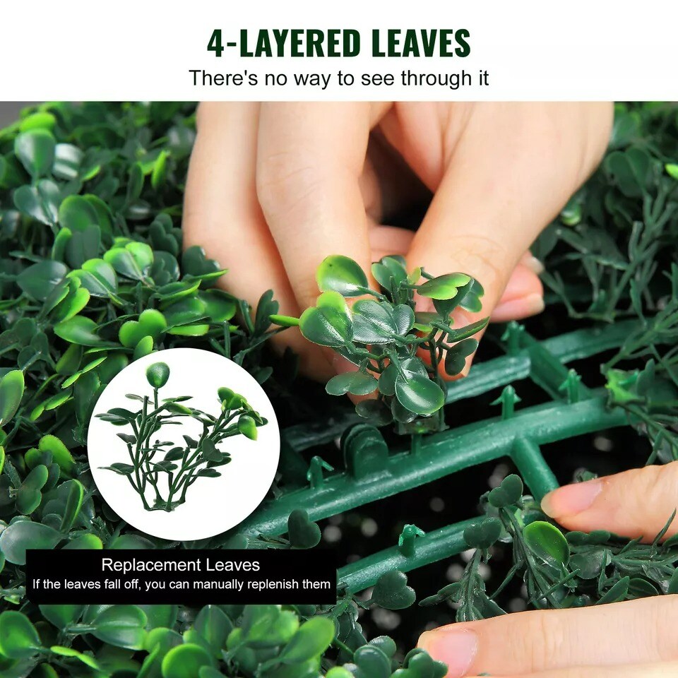 2pcs 16" Artificial Topiary Greenery Balls Plants Faux Boxwood In/outdoor Home