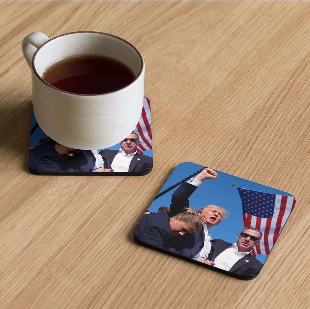 Donald Trump 4pc Coaster Set
