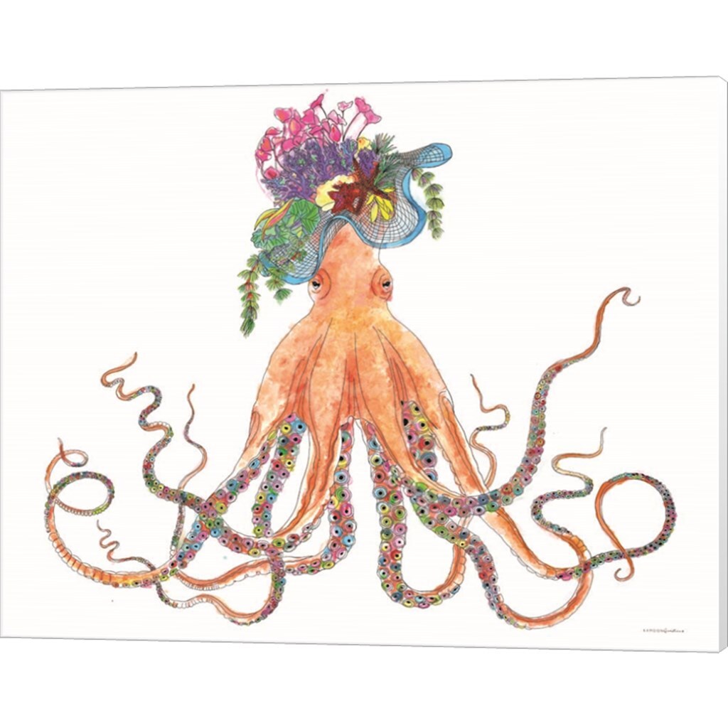 Below the Coral Reef by Kamdon Kreations 20" x 16" Canvas Wall Art