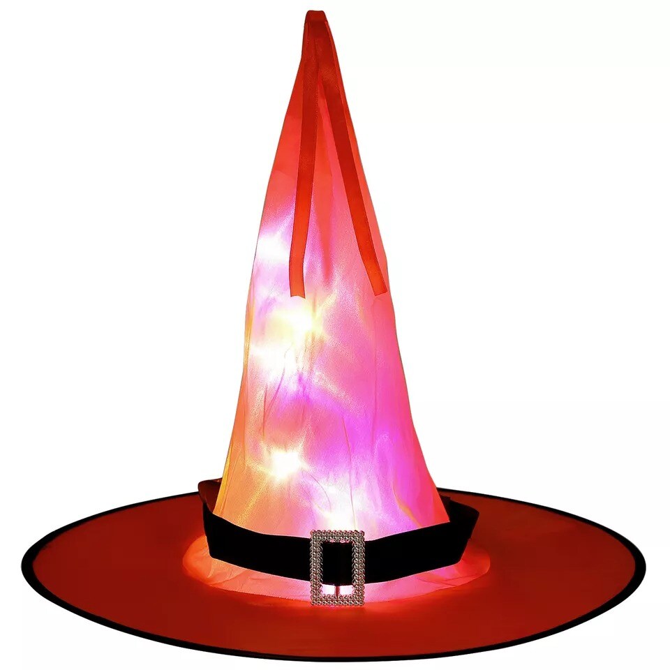 Halloween Witch Hats Lights Decoration